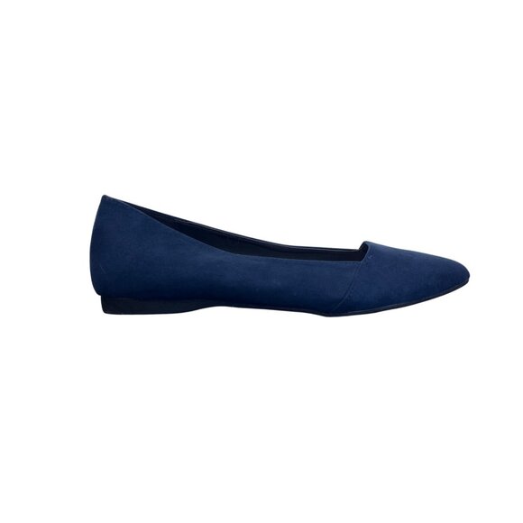 Ataiwee Womens Flats Blue Faux Suede Pointed Toe Size Size 7.5 - Picture 9 of 10